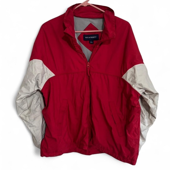 Port Authority Red Windbreaker - Picture 1 of 5